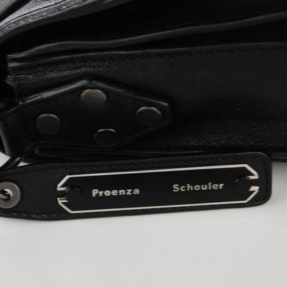Proenza Schouler Lambskin PS1 Pouch Messenger Black 10 of 10
