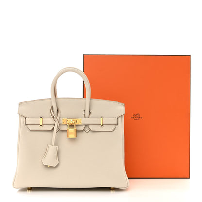 Hermes Togo Birkin 25 Beton 11 of 11