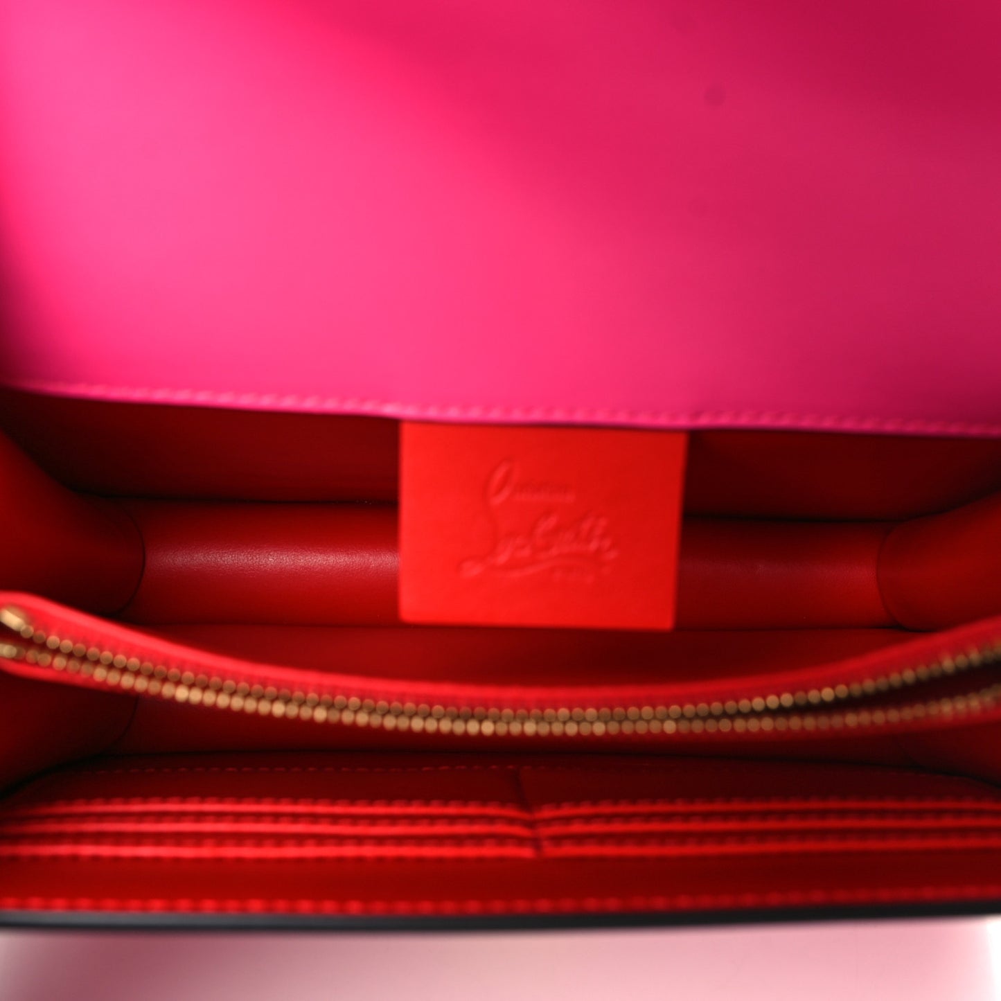 Calfskin Small Elisa Shoulder Bag Hot Pink