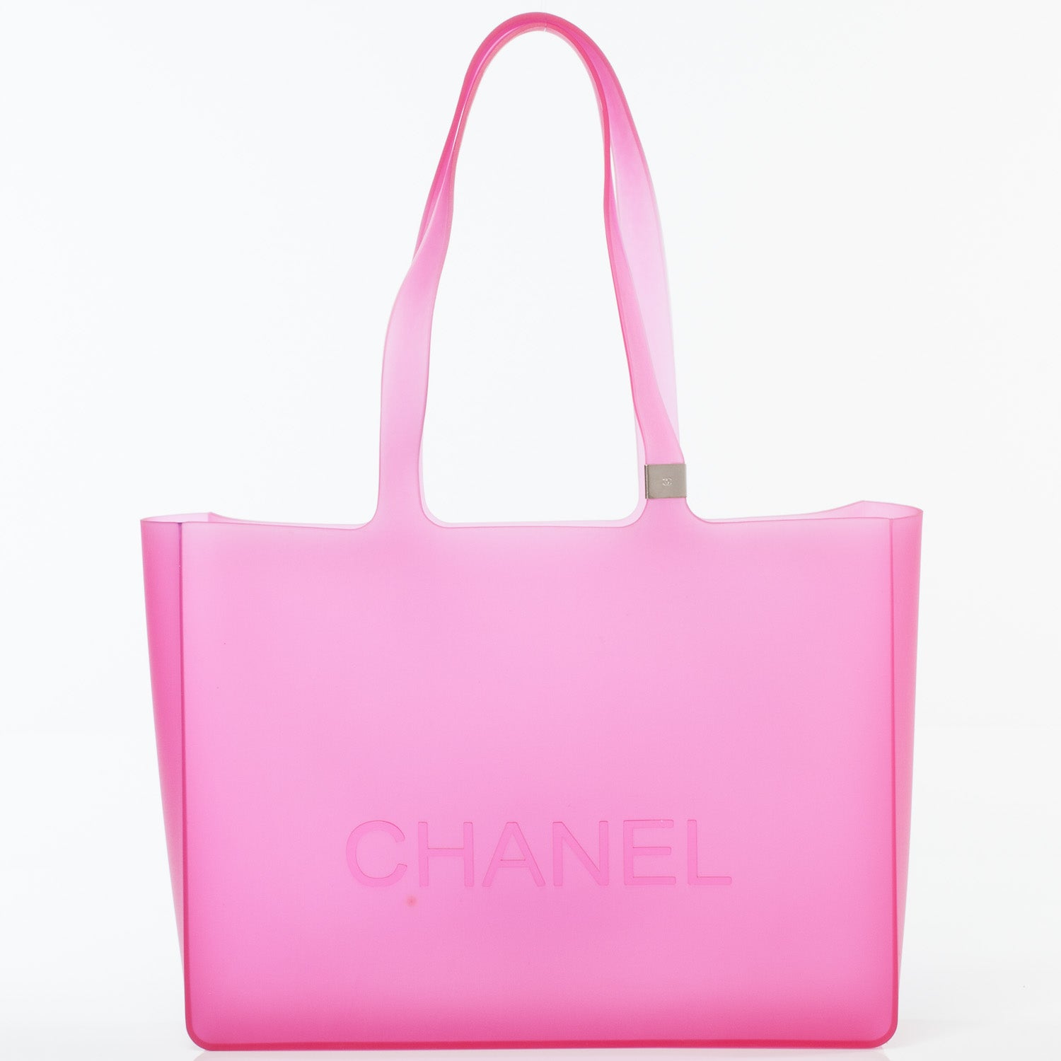 Chanel Jelly Rubber Large Tote Pink 1 of 7