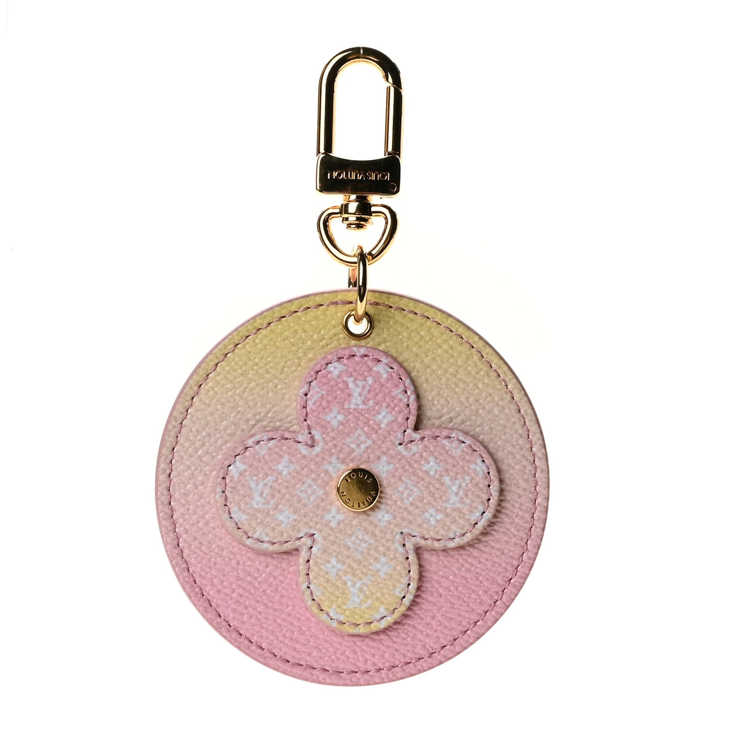 Monogram By The Pool Illustre Bag Charm Key Holder Light Pink