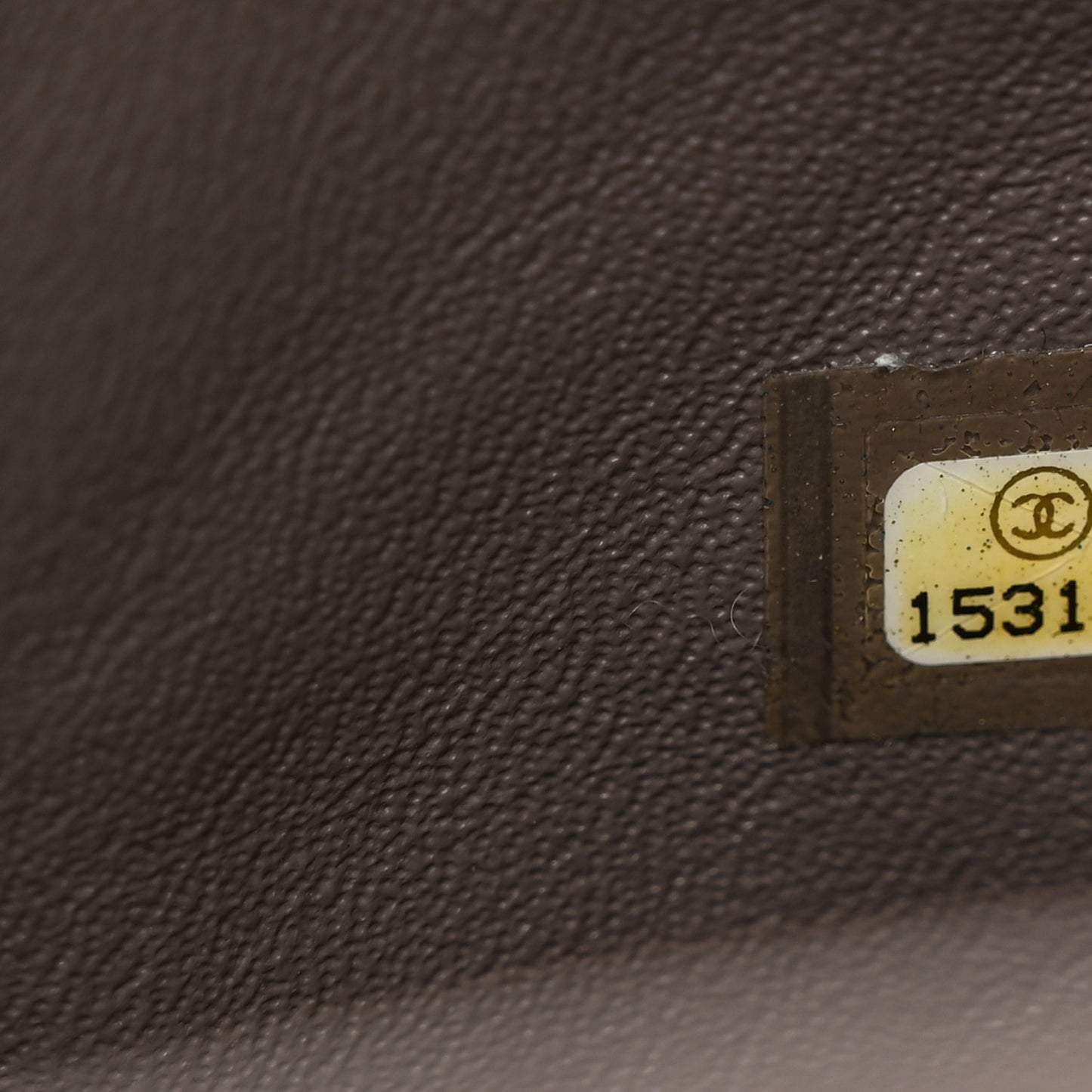 Patent Quilted Clutch with Chain Flap Grey