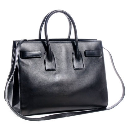 Saint Laurent Leather Small Sac de Jour Black 3 of 8