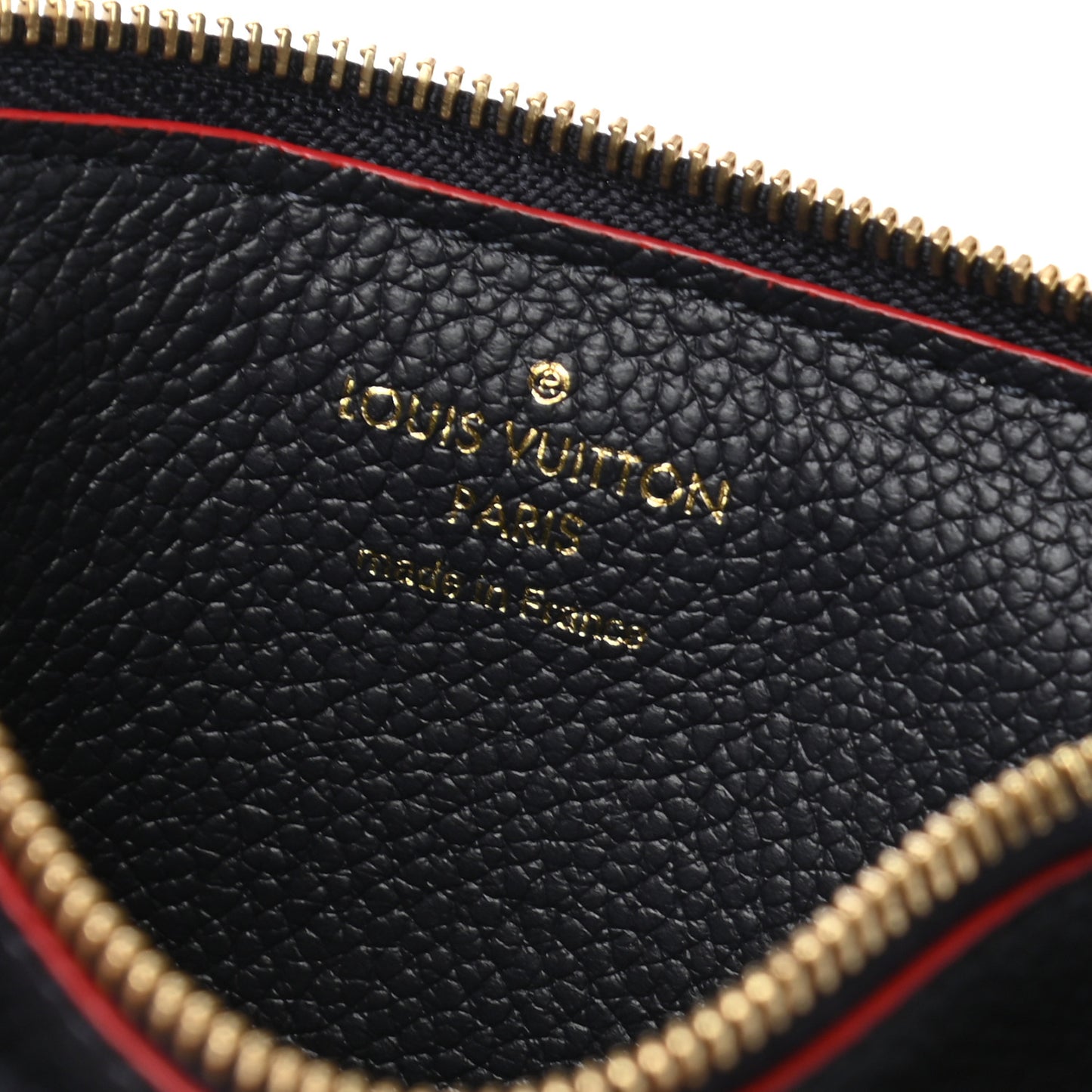 Empreinte Recto Verso Card Holder Marine Rouge