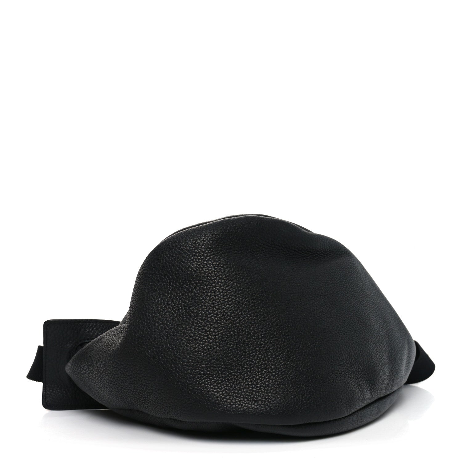 The Row Grained Calfskin Large Slouchy Banana Bag Black 4 of 10