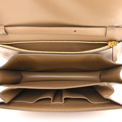Celine Liege Calfskin Medium Classic Box Flap Bag Taupe 5 of 14