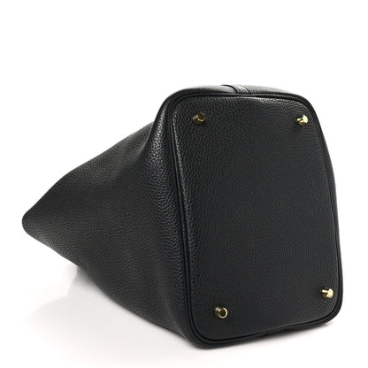 Hermes Taurillon Clemence Picotin Lock 22 MM Black 4 of 12