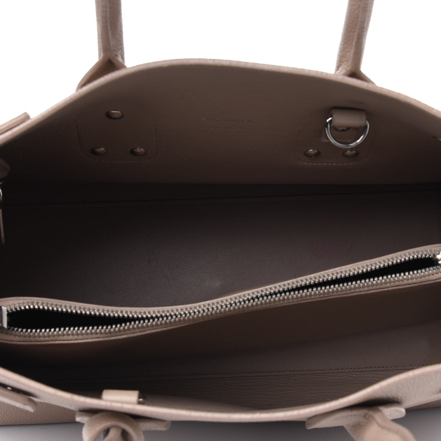 Grained Calfskin Small Sac De Jour Nude Powder