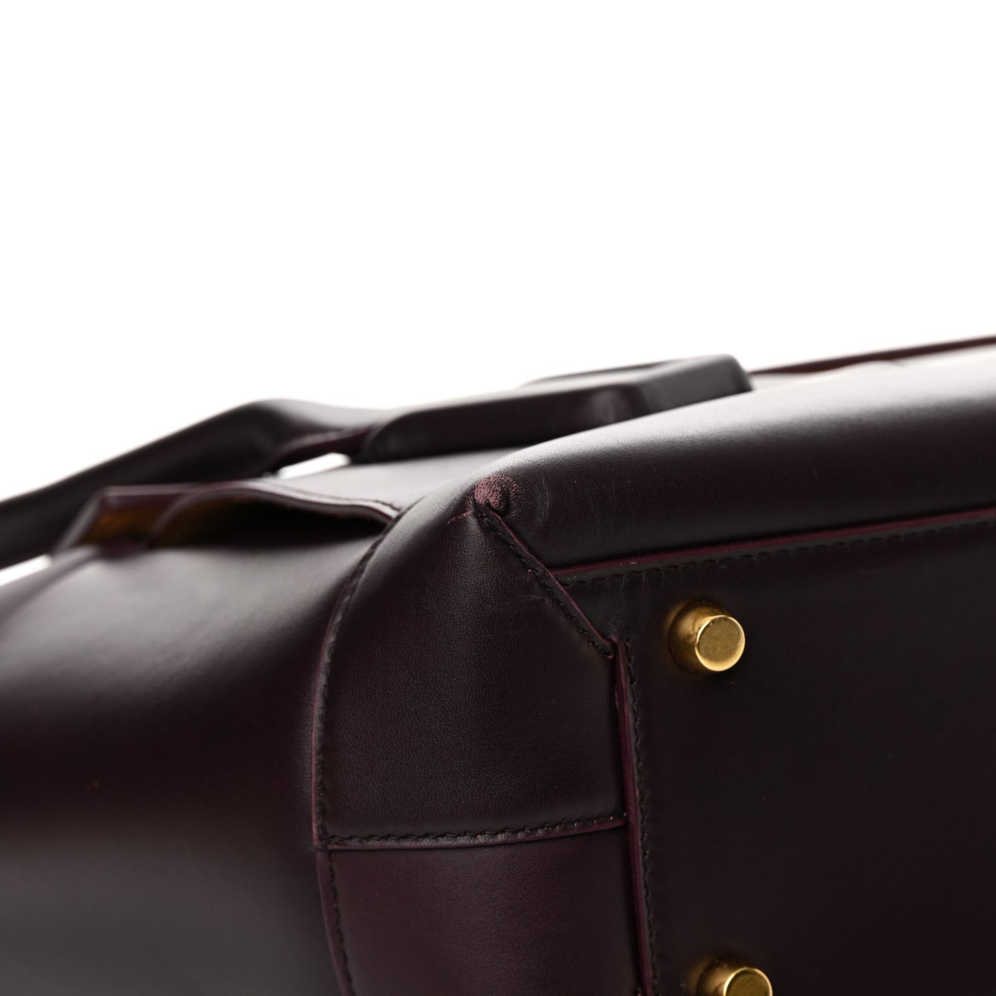 French Calfskin Maxi Intrecciato Medium Arco Grape