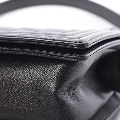 Chanel Caviar Quilted Medium Boy Flap So Black 9 of 13