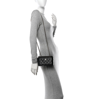 Chanel Caviar Quilted Small Vanity Case With Chain Black 2 of 14