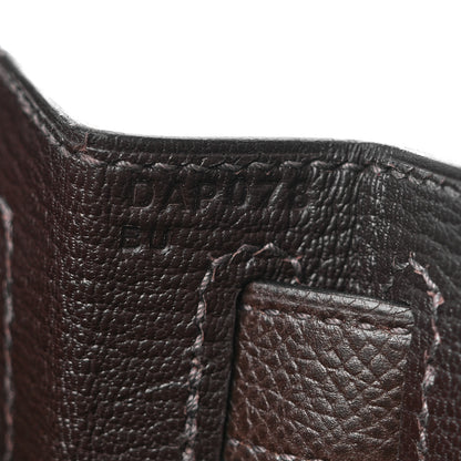 Hermes Epsom Kelly Sellier 28 Chocolate 7 of 10