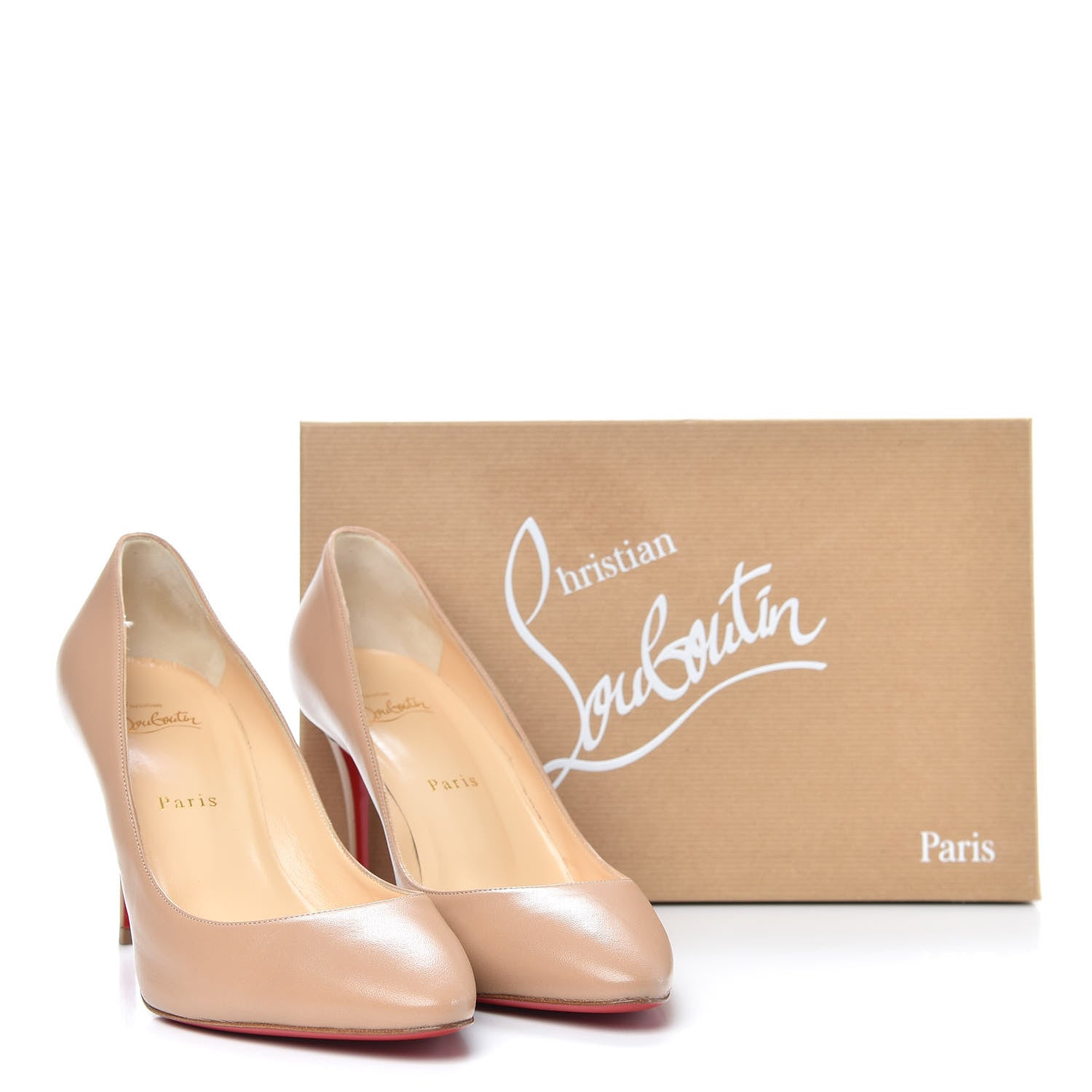 Christian Louboutin Nappa Eloise 85 Pumps 39.5 Nude 10 of 10
