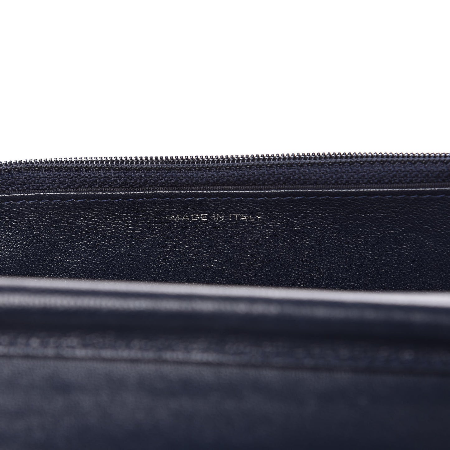 Sheepskin Quilted Mademoiselle Vintage Wallet On Chain WOC Blue