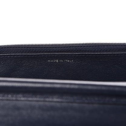 Chanel Sheepskin Quilted Mademoiselle Vintage Wallet On Chain WOC Blue 7 of 19