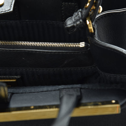 Fendi Vitello Elite Petite 2Jours Tote Black 9 of 10