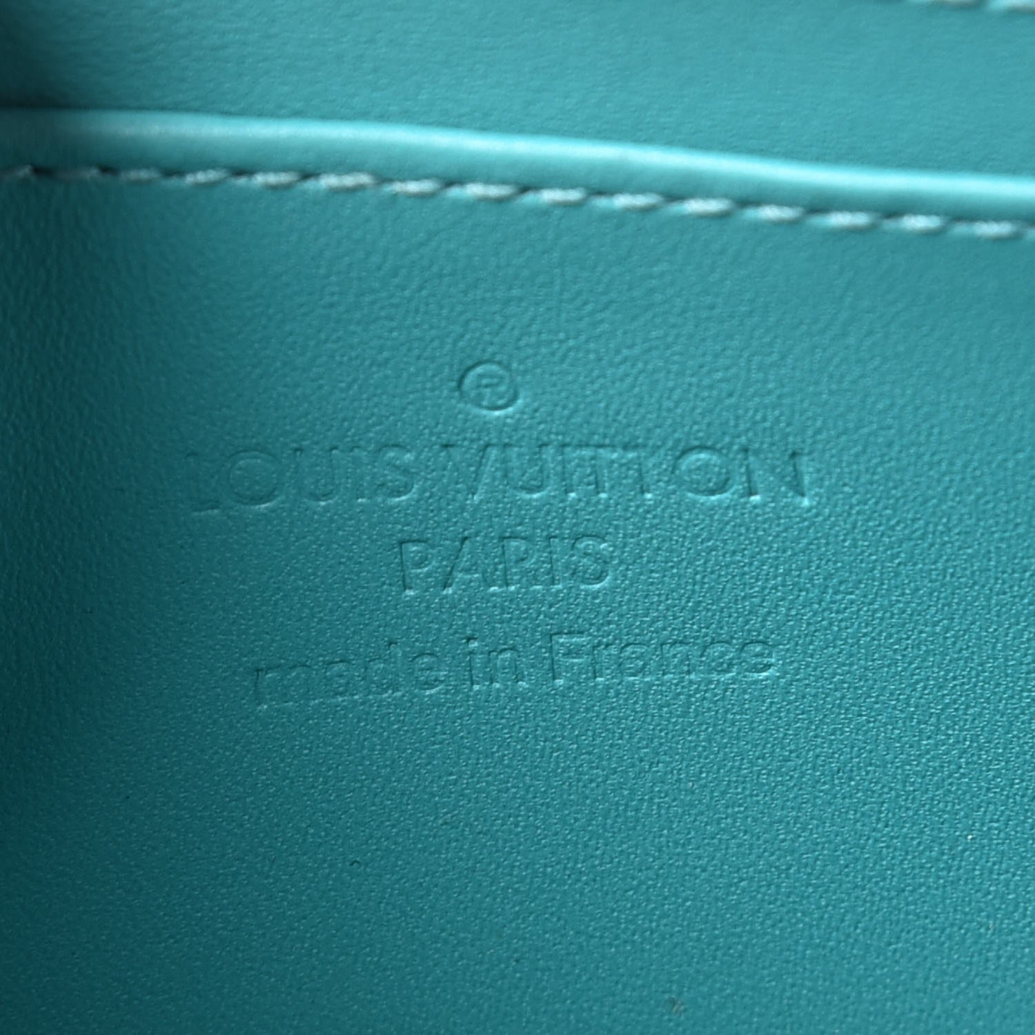 Louis Vuitton Vernis Zippy Coin Purse Blue Lagon 6 of 10