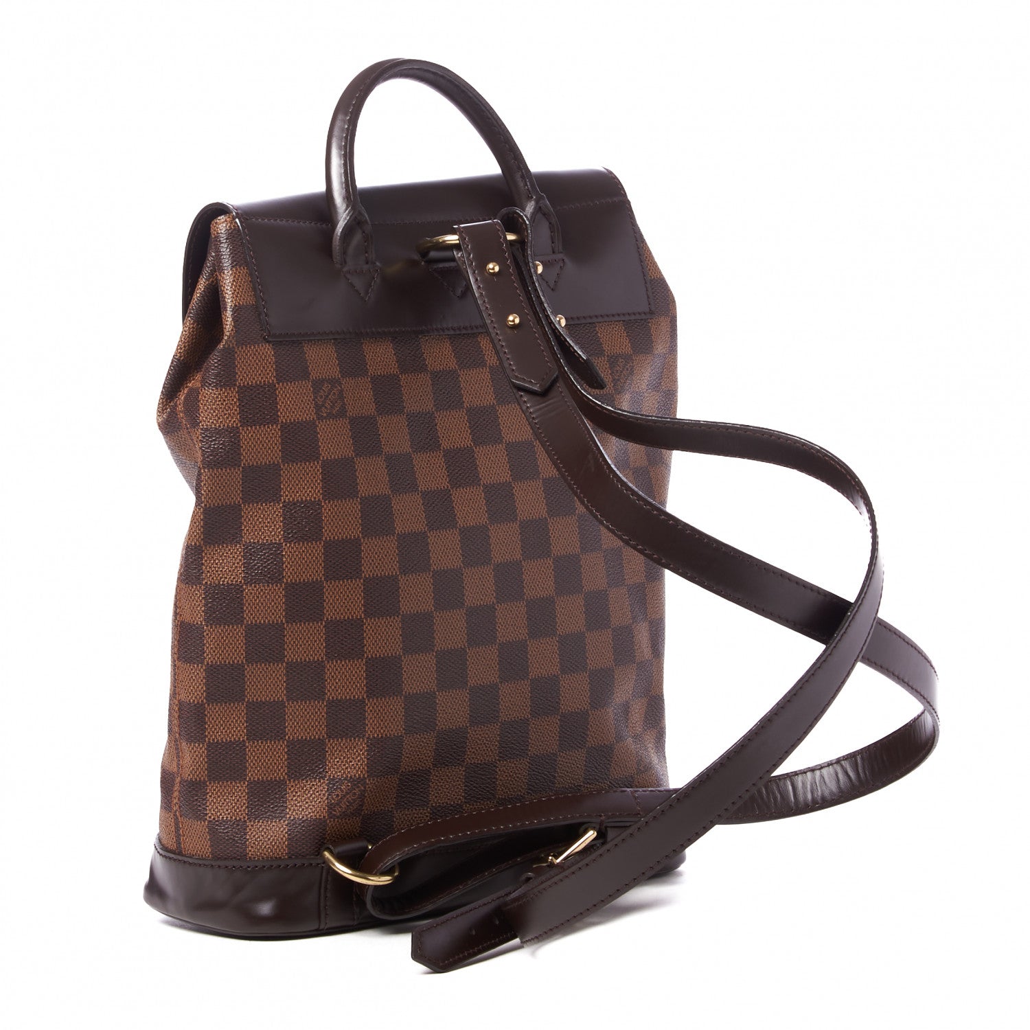 Louis Vuitton Damier Ebene Soho Backpack 2 of 7