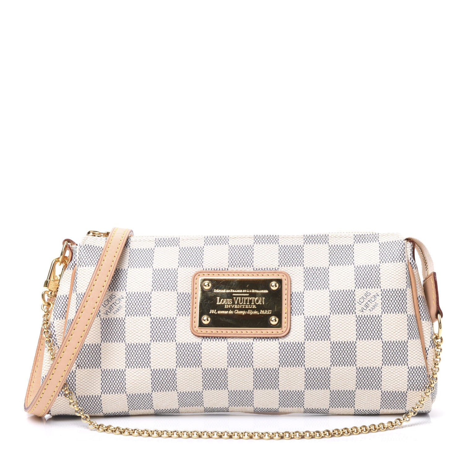 Louis Vuitton Damier Azur Eva Clutch 1 of 10
