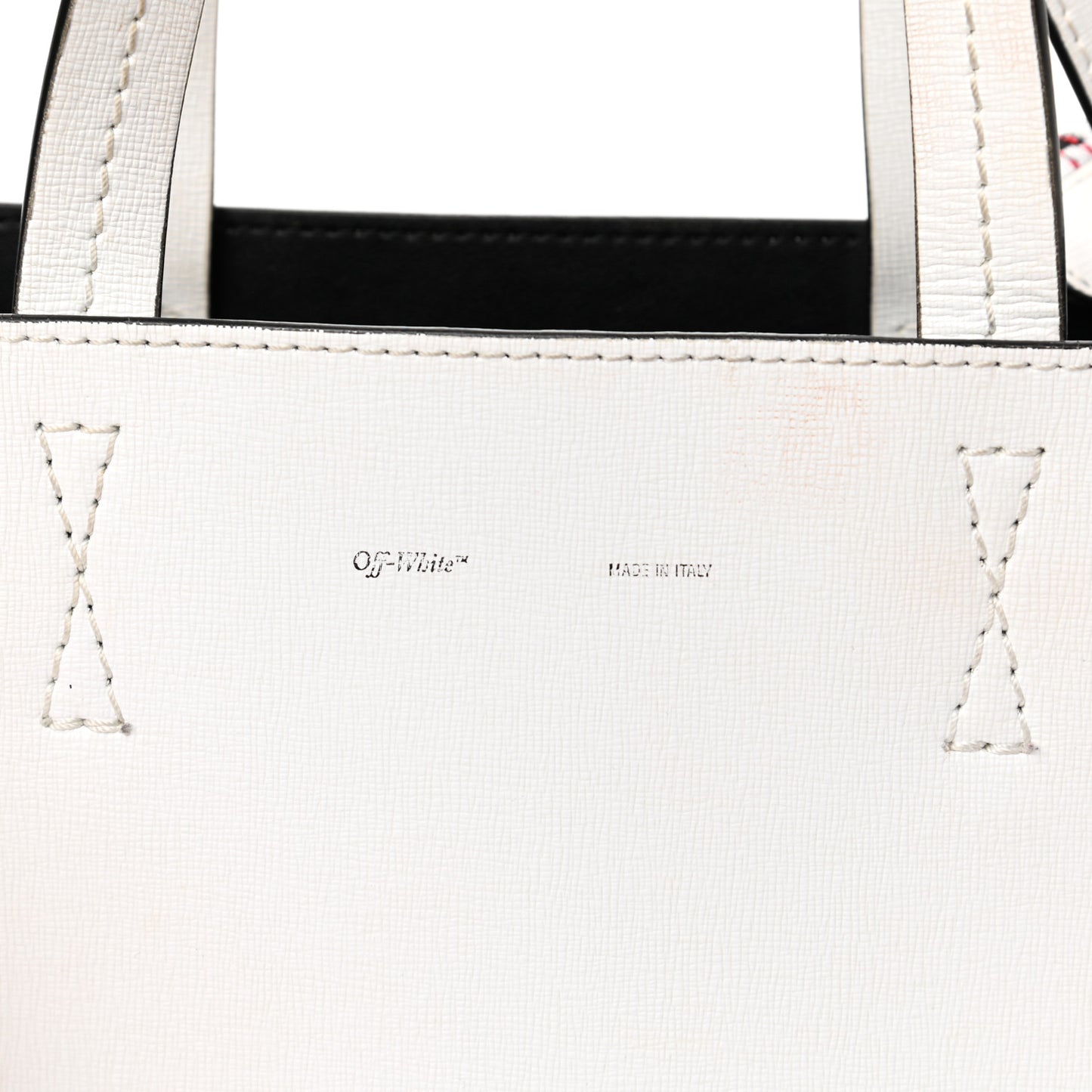 Calfskin Sculpture Tote Bag White