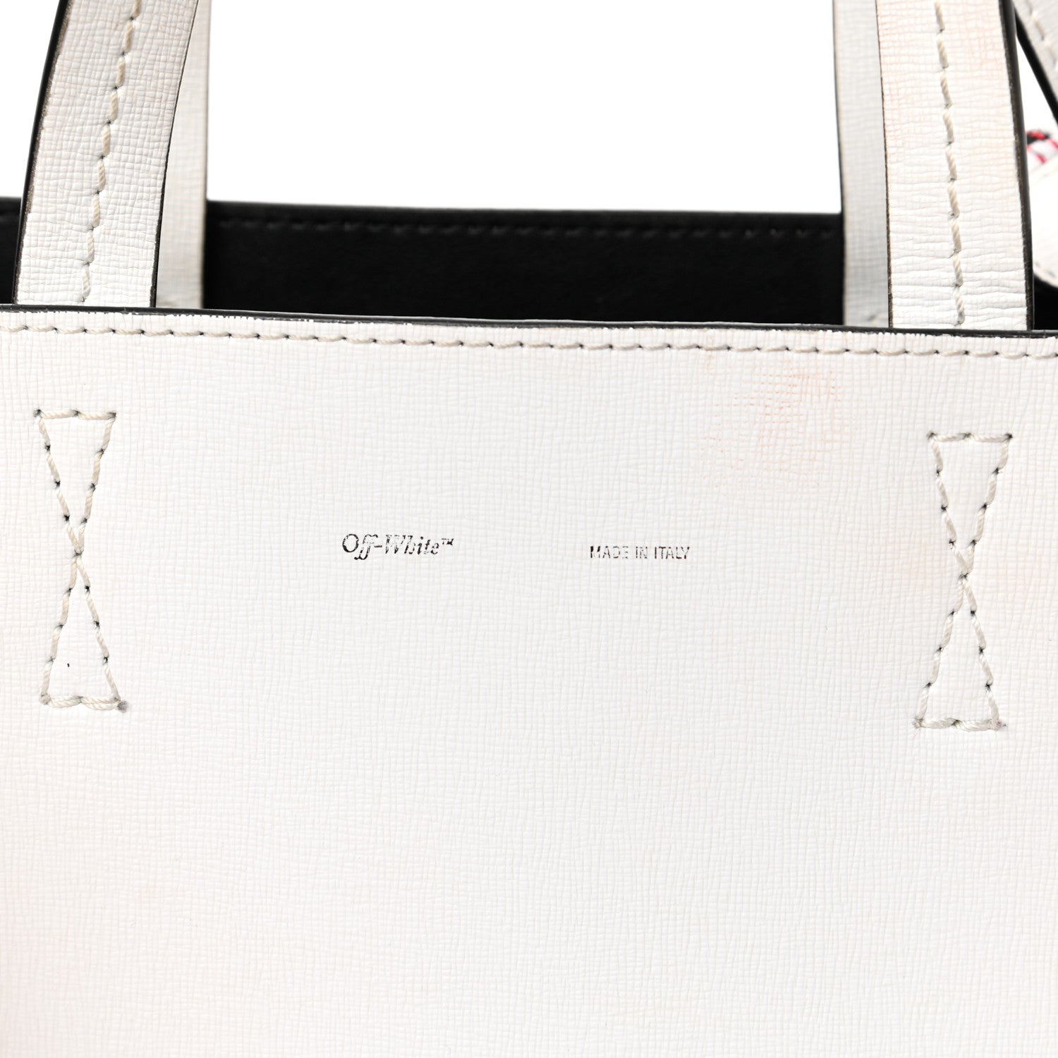 Off-White Calfskin Sculpture Tote Bag White 8 of 18