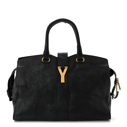 Saint Laurent Sheepskin Medium Cabas ChYc Black 1 of 13
