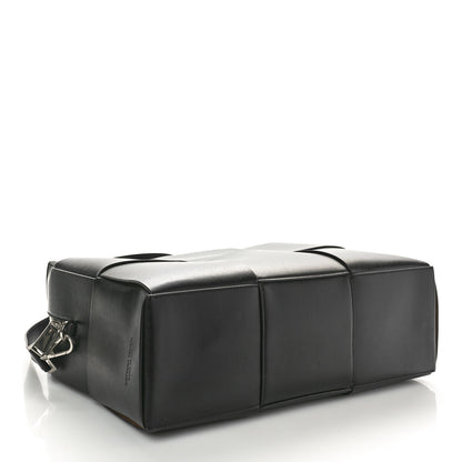 Bottega Veneta Calfskin Maxi Intrecciato Arco Briefcase Black 4 of 12