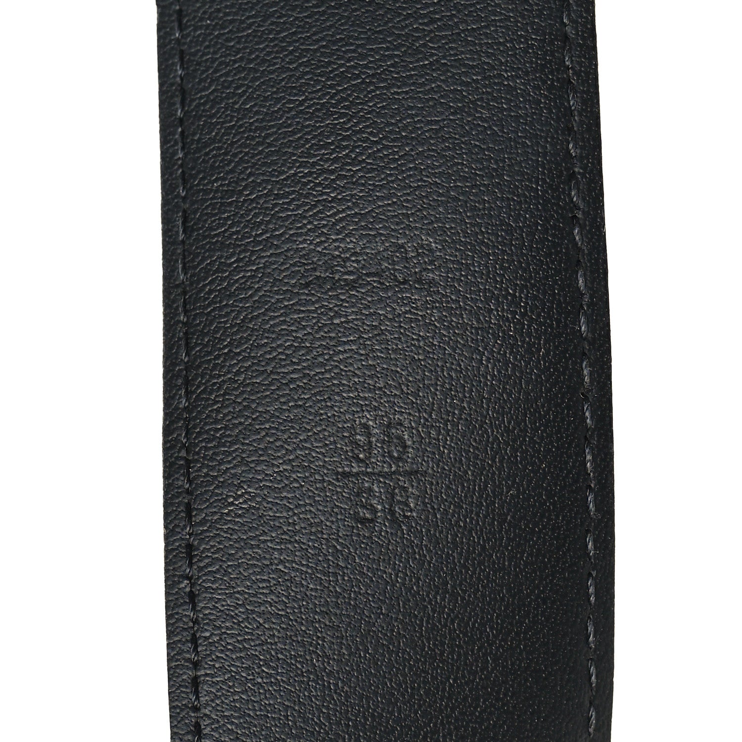 Louis Vuitton Damier Graphite Calfskin Belt 95 38 Black 6 of 7