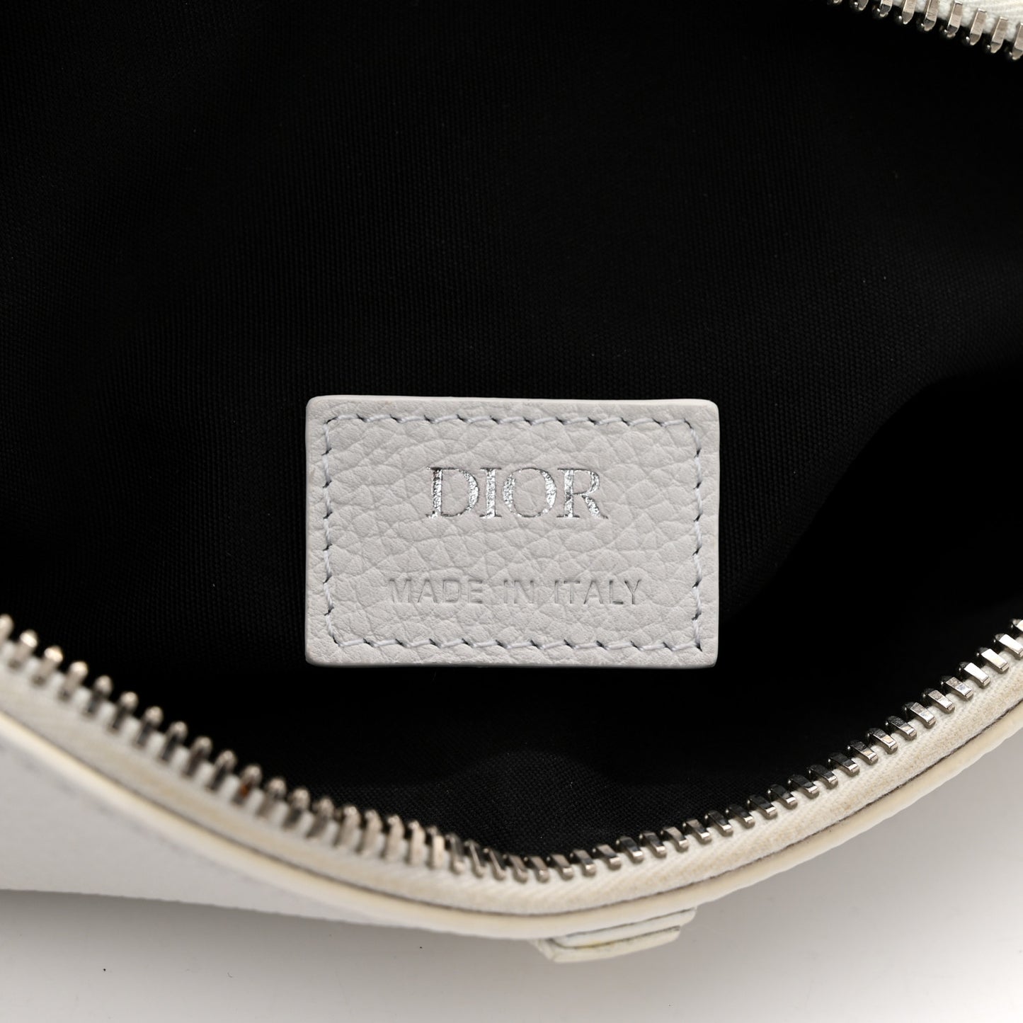 Grained Calfskin Mens Saddle Bag Latte