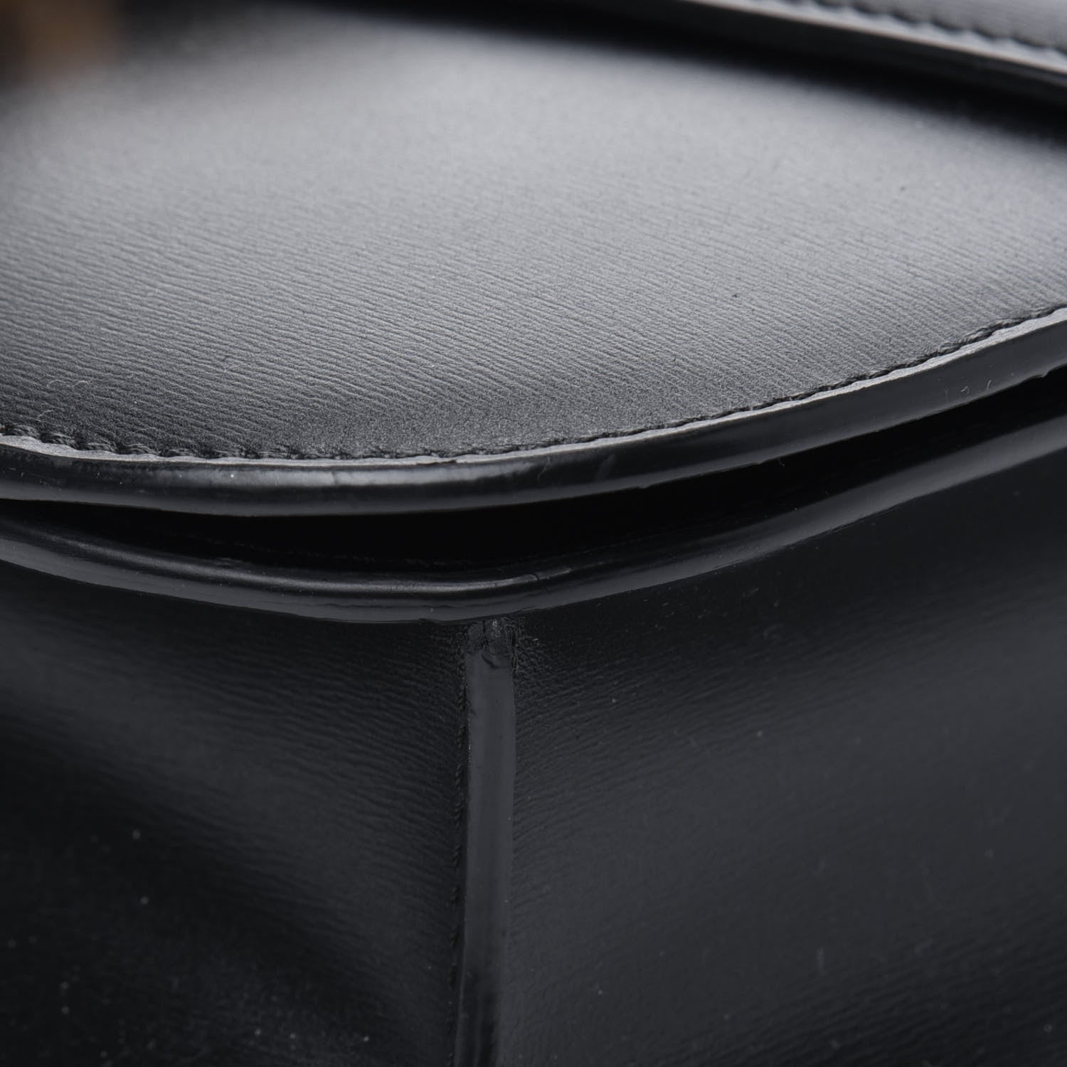 Celine Box Calfskin Medium Classic Box Flap Bag Black 13 of 20