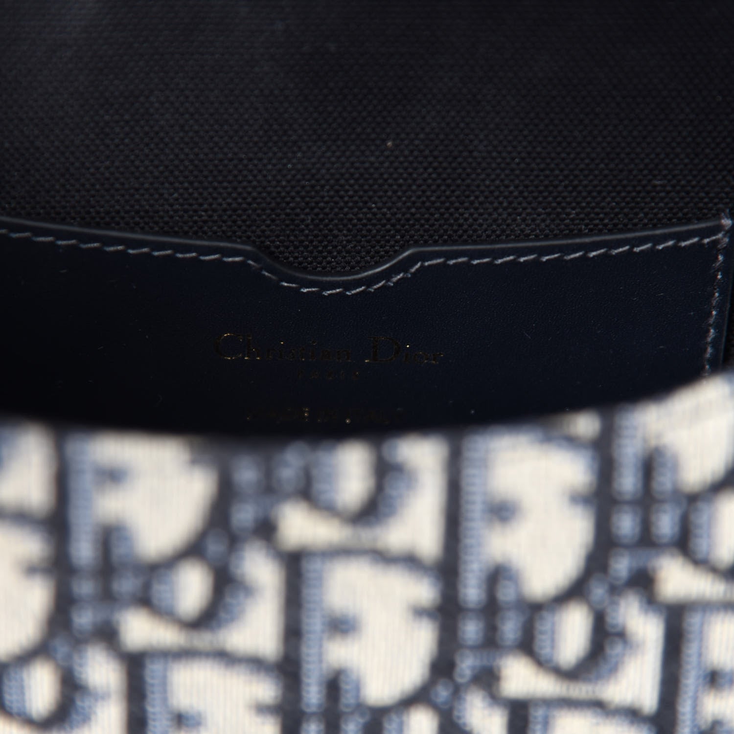 Christian Dior Oblique Medium Bobby Flap Blue 8 of 10