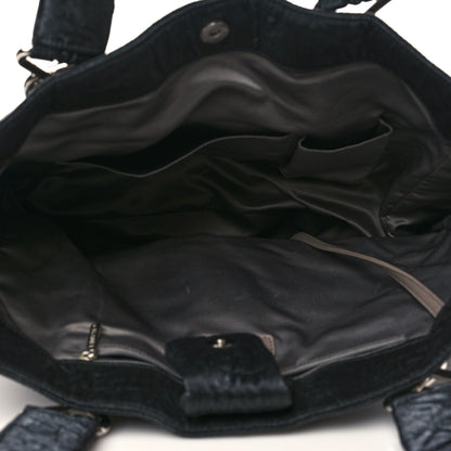 Chanel Crinkled Coated Canvas Le Marais Large Tote Black 5 of 10
