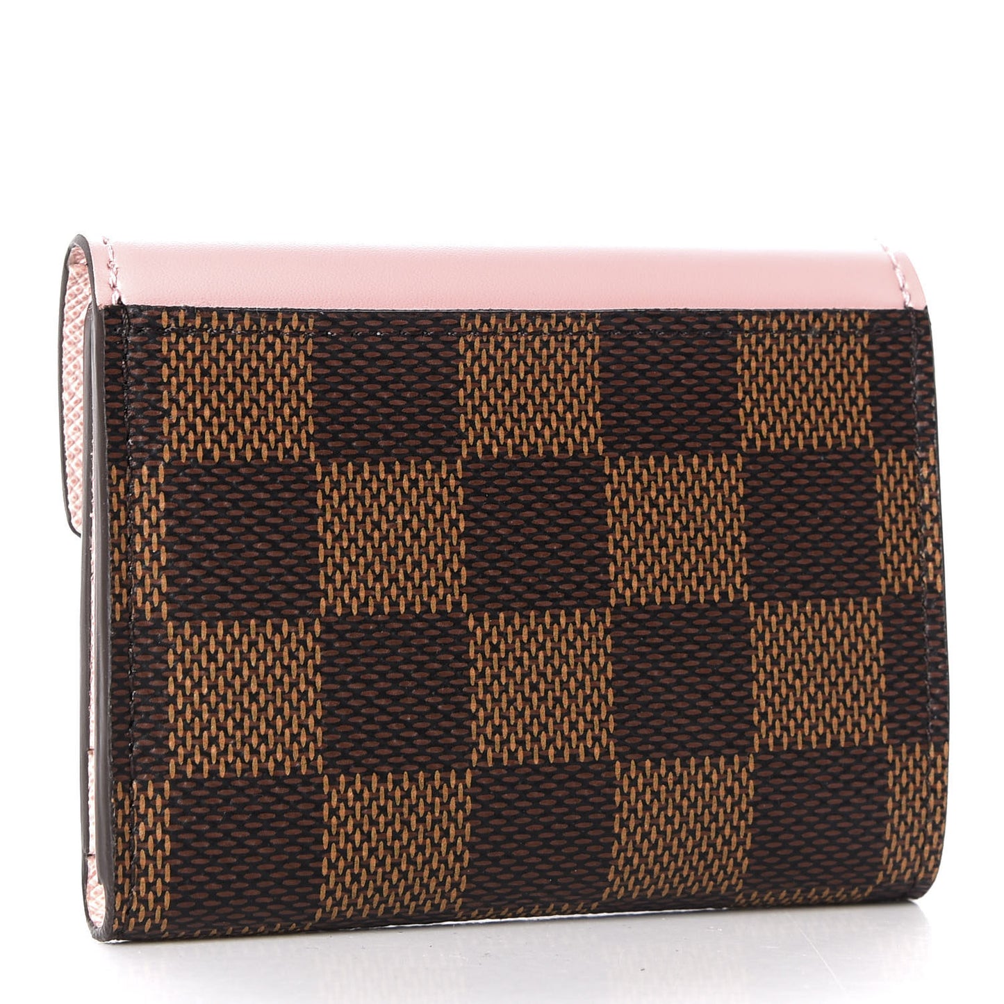 Damier Ebene Zoe Wallet Rose Ballerine