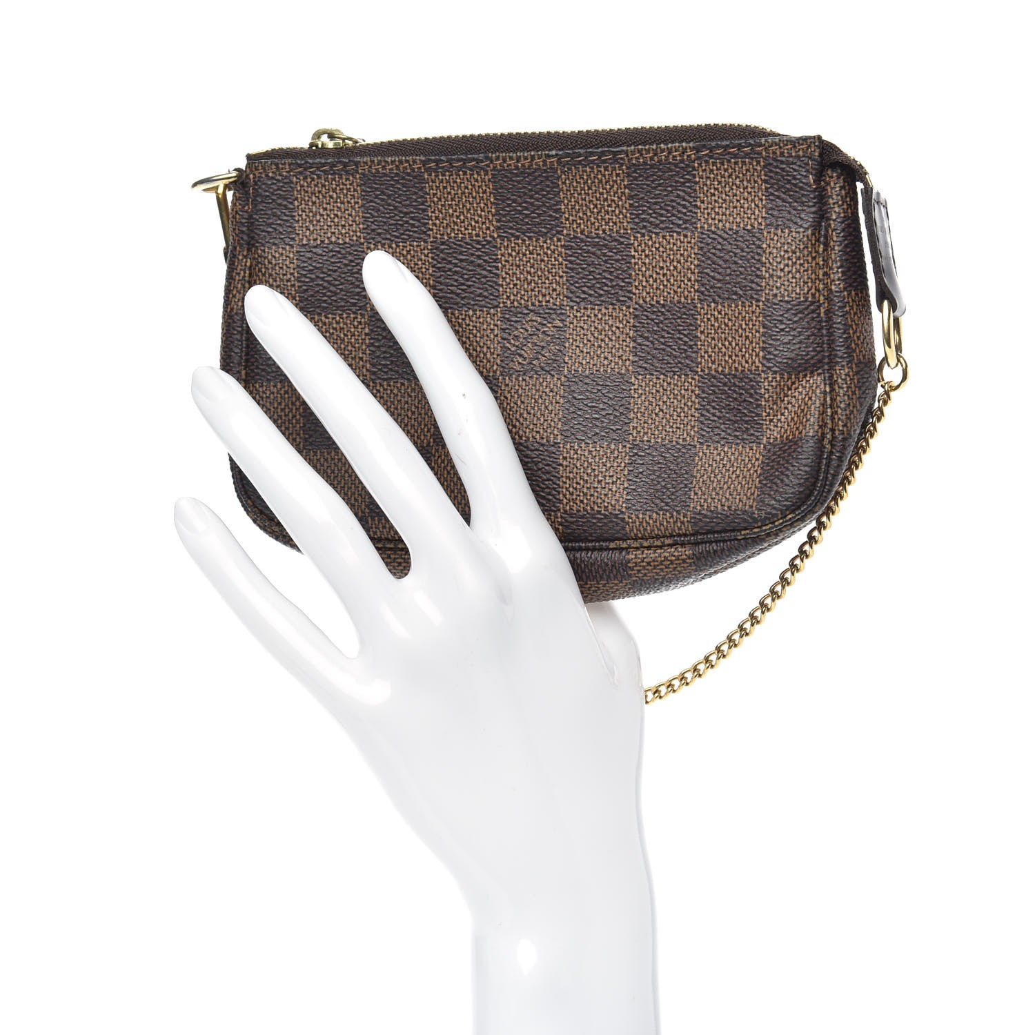 Louis Vuitton Damier Ebene Mini Pochette Accessories 2 of 7