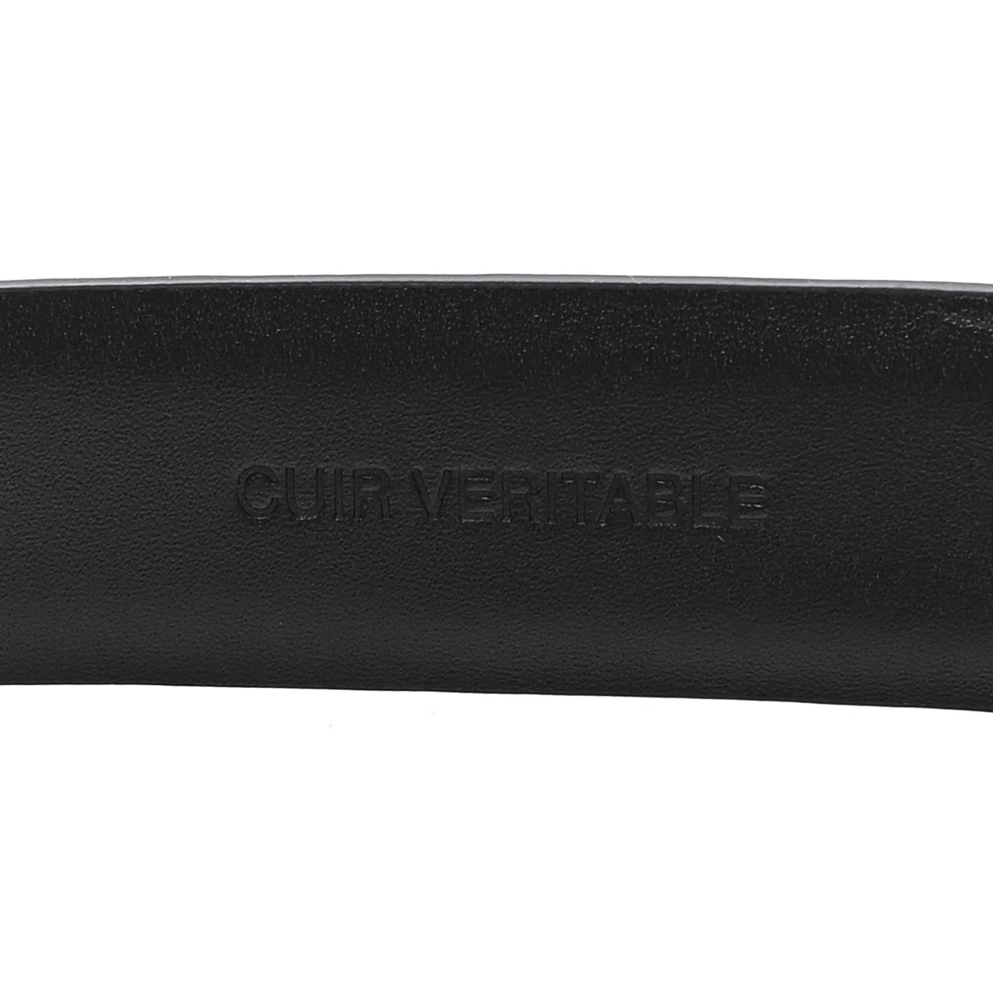 Lambskin Resin CC Belt 75 30 Black