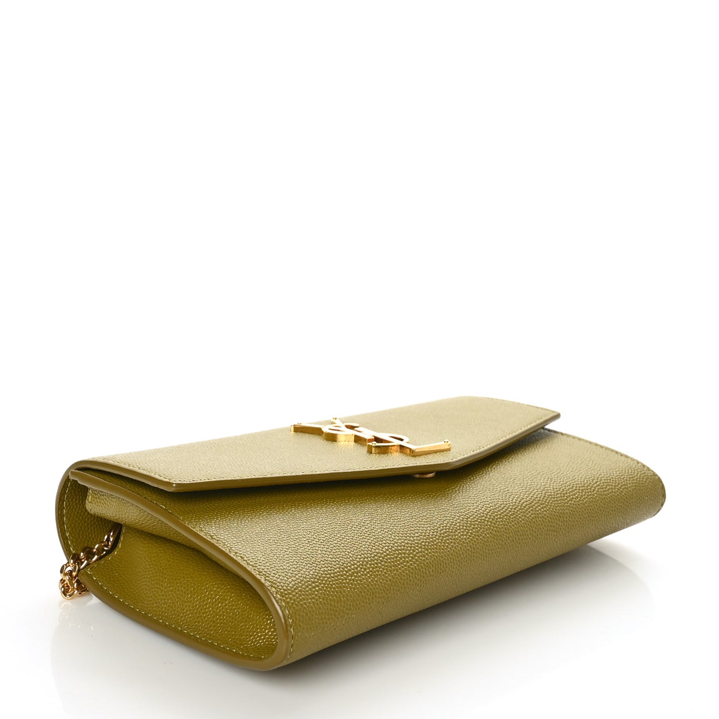 Grain De Poudre Monogram Uptown Chain Wallet Olive