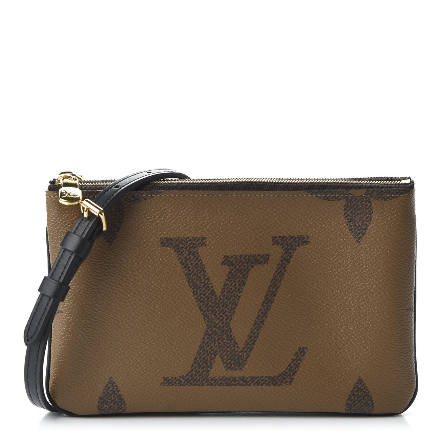 Reverse Monogram Giant Double Zip Pochette