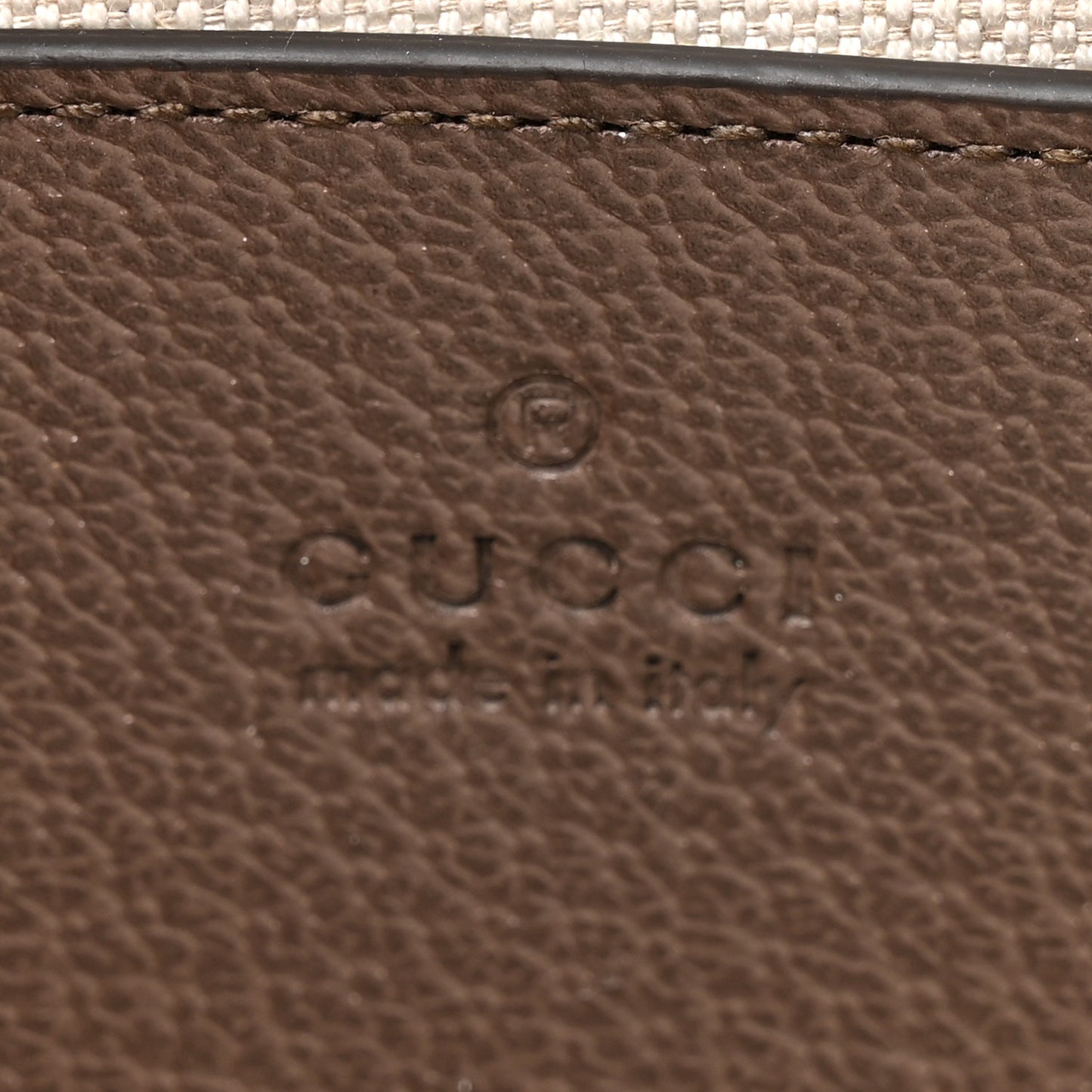 GG Supreme Monogram Textured Dollar Calfskin Mini Ophidia Shoulder Bag Beige Ebony New Acero