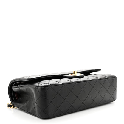 Chanel Lambskin Quilted Medium Double Flap Black 4 of 11