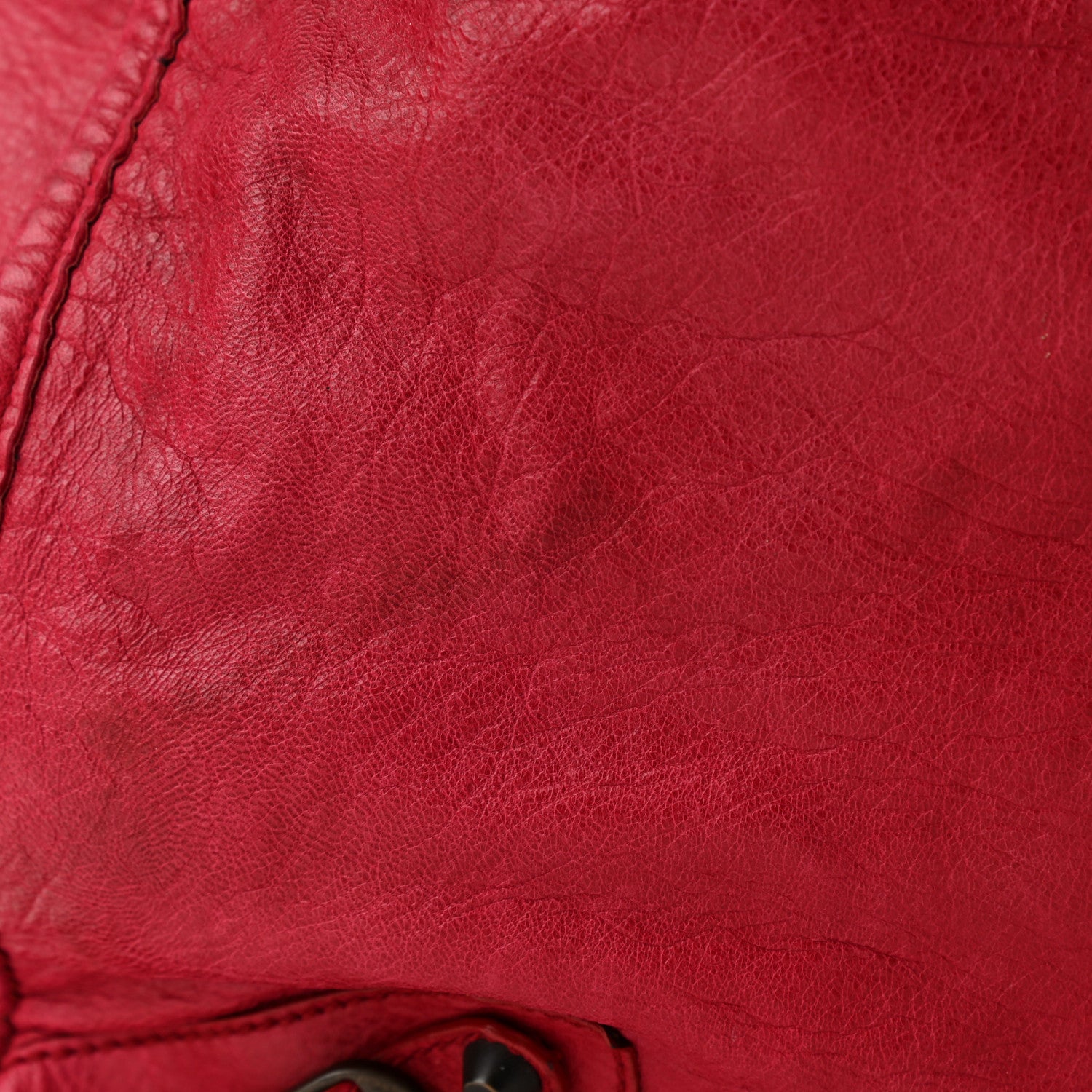 Balenciaga Agneau Classic Hardware Weekender Rouge Coquelicot 13 of 13