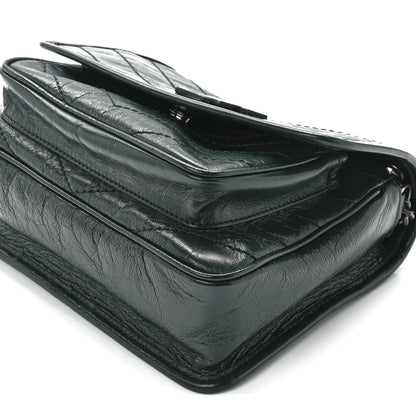 Saint Laurent Crinkled Calfskin Matelasse Monogram Baby Niki Chain Satchel 12 of 12