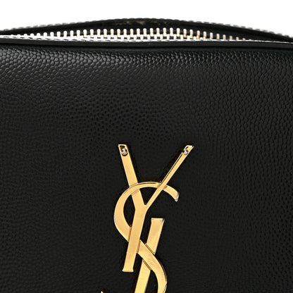 Saint Laurent Grain De Poudre Small Classic Monogram Camera Bag Black 8 of 13