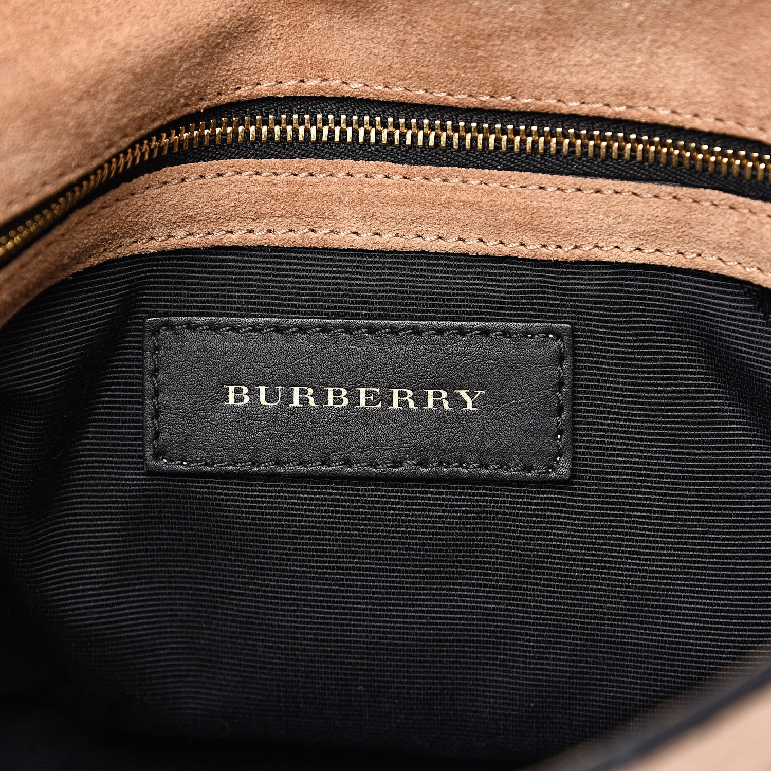 Burberry Signature Grain Medium Mildenhall Crossbody Bag Pale Apricot 6 of 9