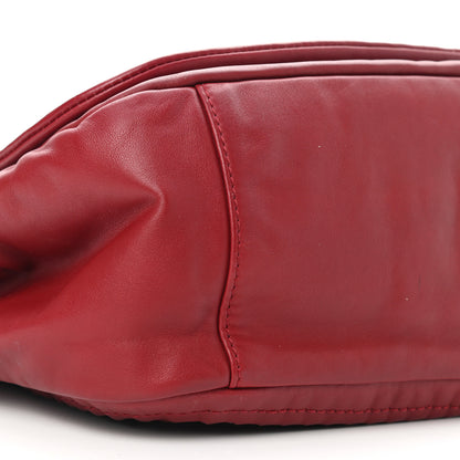 Chanel Smooth Calfskin Luxe Ligne Flap Red 9 of 13