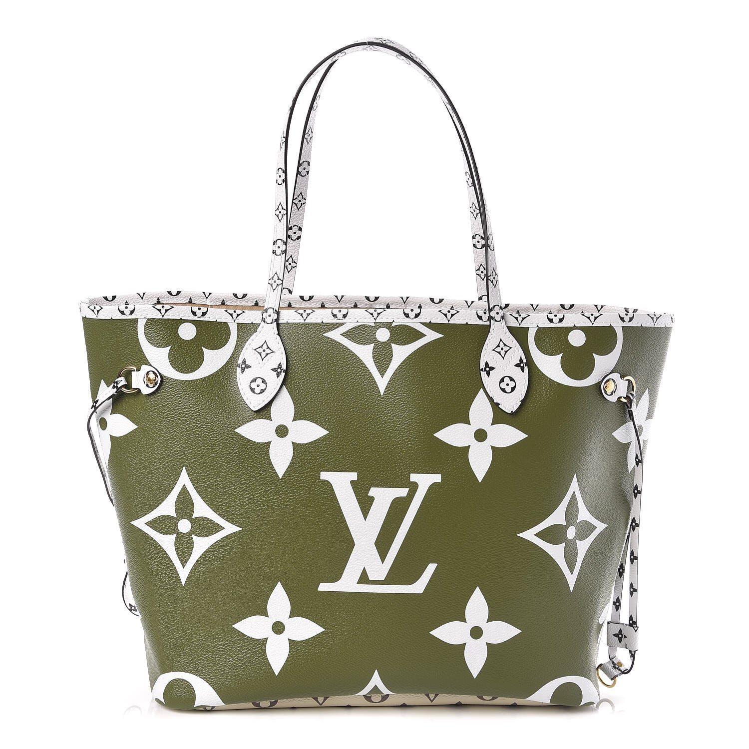 Louis Vuitton Monogram Giant Neverfull MM Kaki 3 of 11