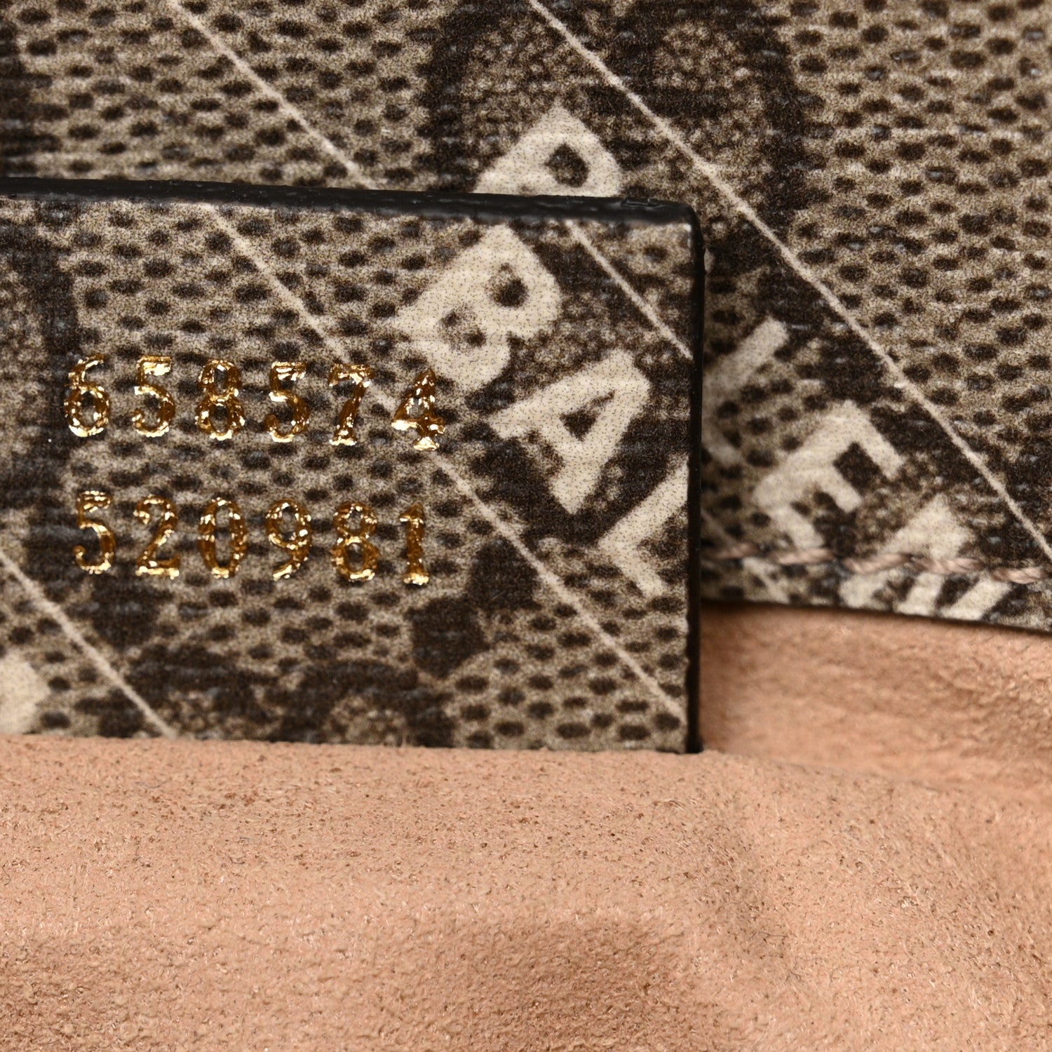 Gucci X BALENCIAGA GG Supreme Monogram Web Logo Print Mini Horsebit 1955 Shoulder Bag Beige Ebony 7 of 11