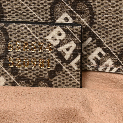 Gucci X BALENCIAGA GG Supreme Monogram Web Logo Print Mini Horsebit 1955 Shoulder Bag Beige Ebony 7 of 11