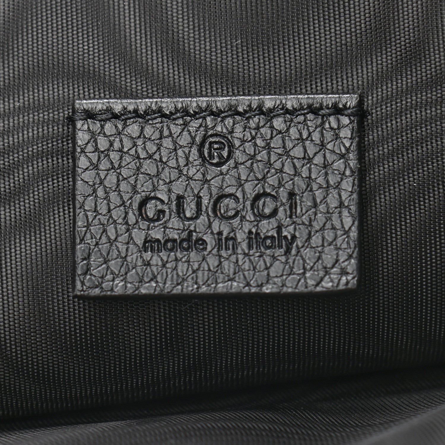 Gucci Grainy Calfskin Zumi Pouch Black 6 of 7
