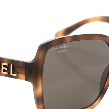 Chanel Acetate Polarized Square Sunglasses 5408 Brown 7 of 8