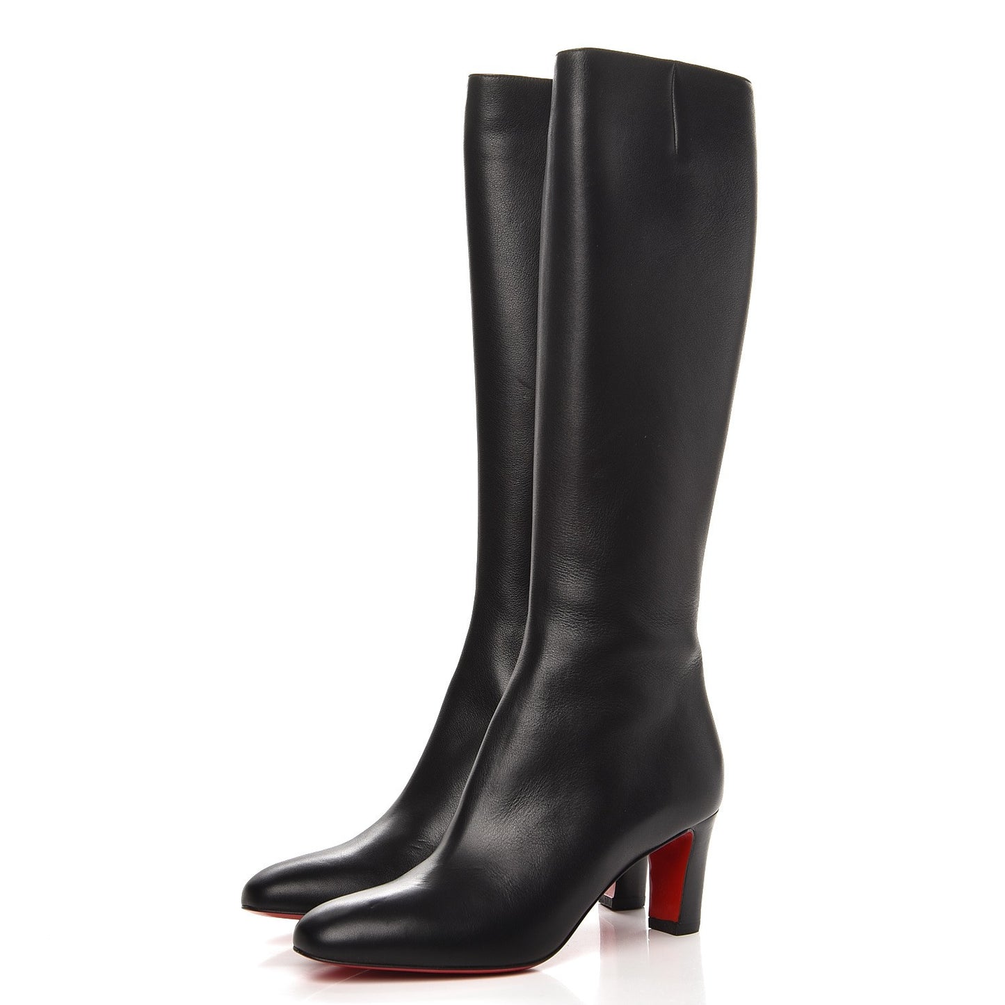 Calfskin Stefy Botte 70 Tall Boots 37.5 Black